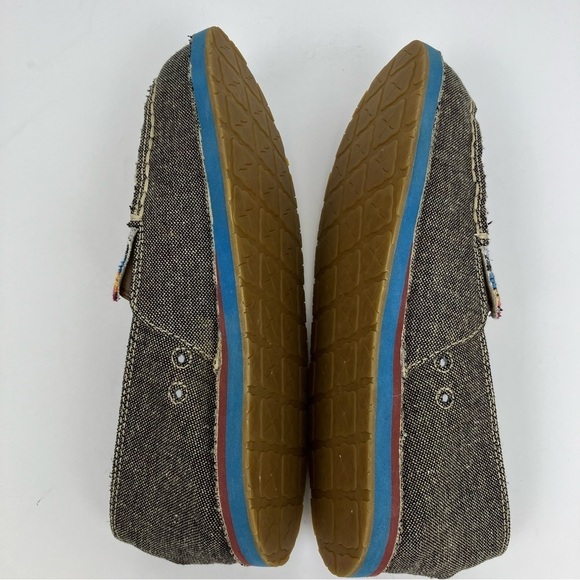 Twisted X EcoTWX Woven Multicolor Aztec Print Slip On Loafers Lightweight Sz 8 - Picture 13 of 15